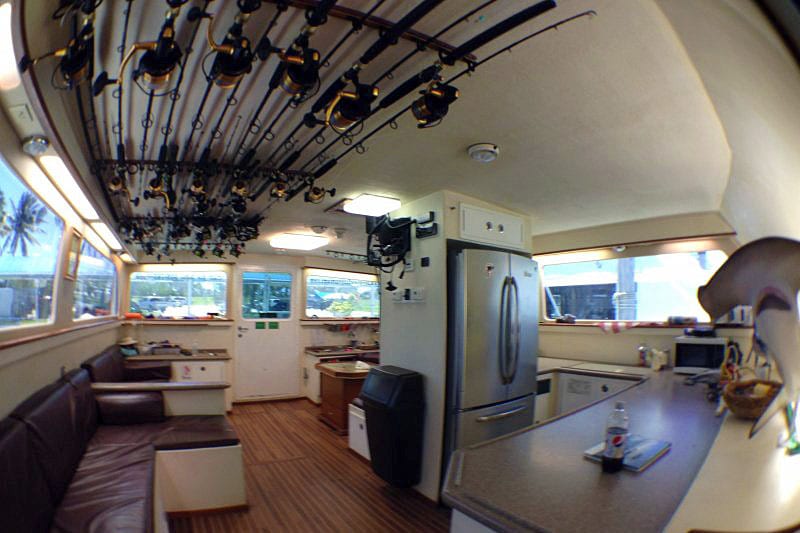 Spellbound's interior cabin