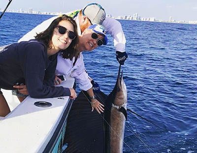 Full day fishing with Capt Jay can land you a nice sailfish